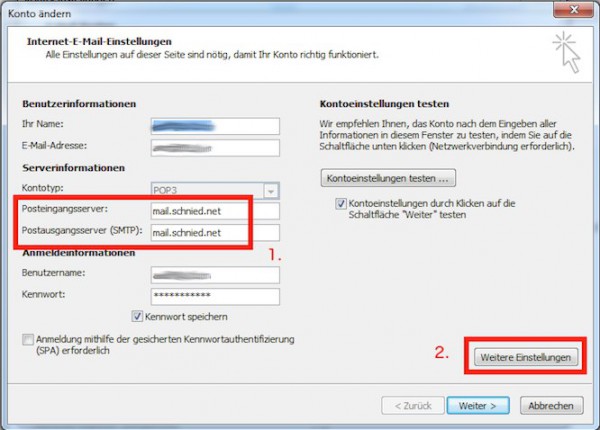 Отключить ssl в outlook